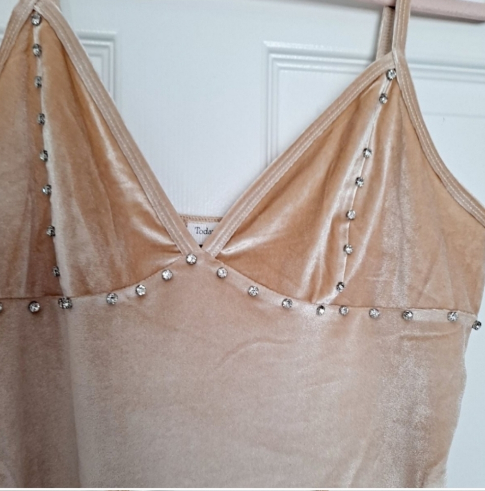 Beige body suit